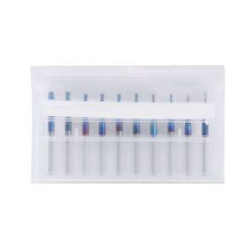 10Pcs 0.8-3mm Blue Nano Coating Engraving Milling Cutter Carbide End Mill CNC Router Bits 1/8 Inch S