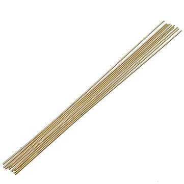 10Pcs 1.6mm x 250mm HS221 Brass Welding Rods Brass Brazing Rods