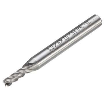 10pcs 1.5mm to 6mm HSS 4 Flute End Mill Cutter 6mm Shank Milling Cutter Set
