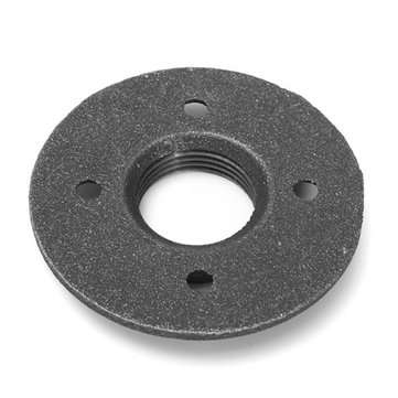 10pcs 1 Inch DIY Malleable Threaded Floor Flange Iron Pipe Fittings Wall Mounted