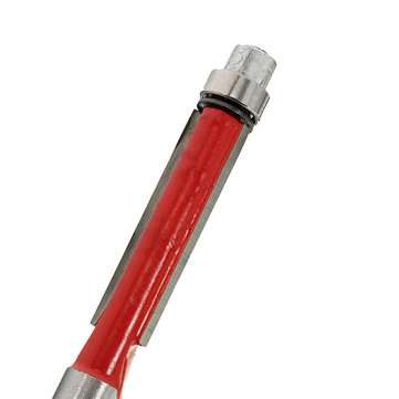 10pcs 1/4 Inch End Dual Flute Wood Edge Flush Trim Router Bit Bearing Cutter