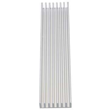 10pcs 100 x 25 x 10mm Aluminum Heat Sink Heatsink