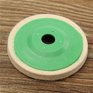 10pcs 100mm Round Wool Buffing Polishing Wheel Felt Pad Buffer Discs