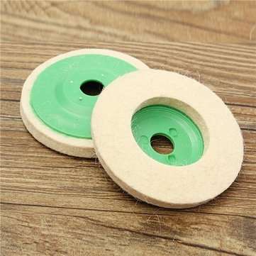 10pcs 100mm Round Wool Buffing Polishing Wheel Felt Pad Buffer Discs