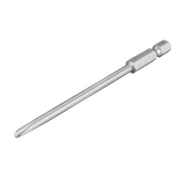 10pcs 100mm*4.0*PH2 Hex Shank Cross Head Magnetic Screwdriver Bits Set