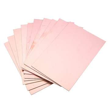 10pcs 10x15cm Single Sided Copper PCB Board FR4 Fiberglass Board