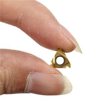 10pcs 11IR A60 Carbide Insert For Turning Tool Holder Boring Bar