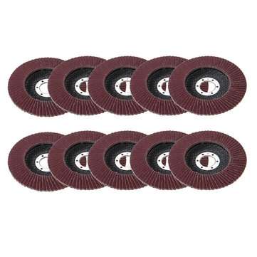 10pcs 115mm Sanding Flap Discs Metal Sanding Flap Discs Grinding Wheel for Angle Grinder (SIZE: #60)