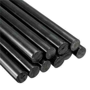 10pcs 11mm200mm Black Hot Melt Glue Crafting Models Repair Sticks