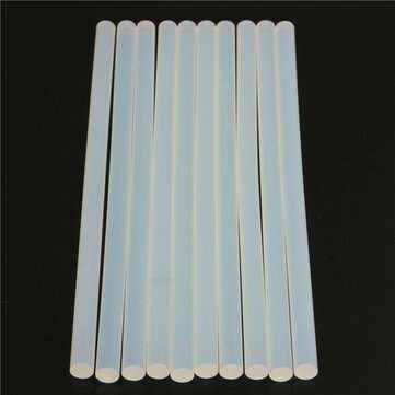 10pcs 11mm x 247mm EVA Clear Hot Melt Glue Adhesive Sticks For Glue Gun