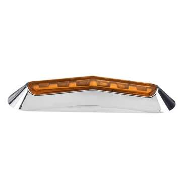 10PCS 12V 24V 6 LED Side Marker Lights Lamp Amber for Truck Trailer Caravan Lorry Van