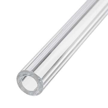10Pcs 150mm OD 11mm/0.43" Thick Wall Borosilicate Glass Blowing Tube