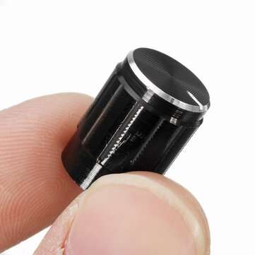 10pcs 13x17mm Aluminum Alloy Potentiometer Knob Cap Volume Control Knob Hat Rotation Switch
