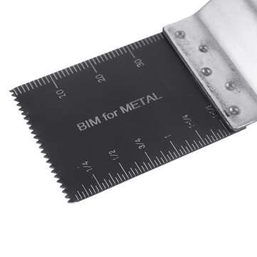 10Pcs 1-3/8 Inch BIM Cutting Saw Blade Set Oscillating Tool Straight Scale Multitools Cutting Wood S