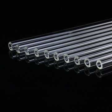 10Pcs 150x10x1.5mm Length 150mm OD 10mm 1.5mm Thick Wall Borosilicate Glass Blowing Tube Lab Factory