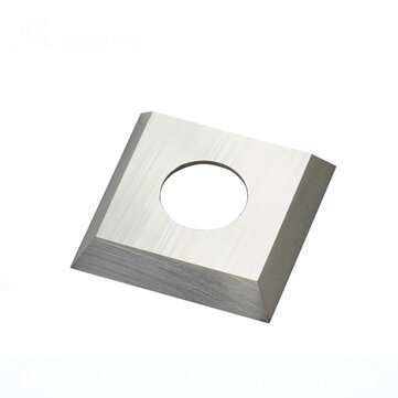 10Pcs 15x15x2.5mm Wood Turning Carbide Insert Blades Milling 30 Degree Lathe Chisel Replacement Blad