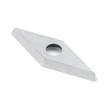 10pcs 15X15mm Diamond Carbide Insert For Lathe Wood Turning Tool 10x28mm 35 Degree R Arbor