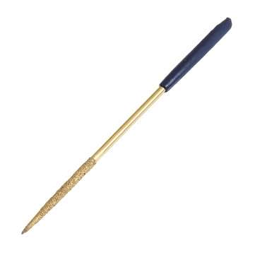 10Pcs 160x4mm Titanium Coated Diamond Mini Needle File Set For Metal Jeweler Wood Carving Craft Wood