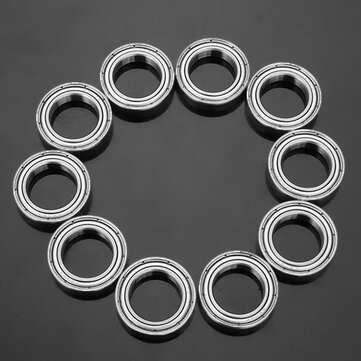10pcs 15x24x5mm Deep Groove Ball Bearings 6802zz Miniature  Ball Bearing