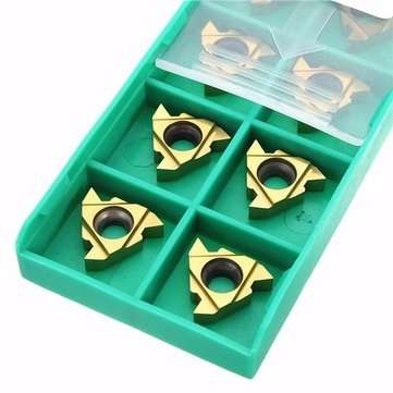 10pcs 16ER 3/8 Inch AG60 Carbide Threading Insert For External Turning Tool Holder