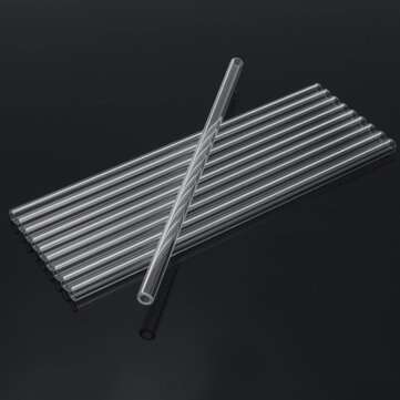 10Pcs 250mm OD 12mm 1.5mm Thick Wall Borosilicate Glass Blowing Tube