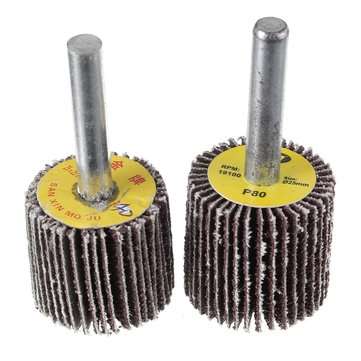 10pcs 25mm 40&80 Grit Flap Wheel Disc Set Sanding Drill Abrasive Sandpaper Polishing Tool