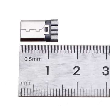 10PCS 3.1 Type-C Male USB 8Pin Welding Wire Type Double-Sided Welding Wire Charging Plug Connector