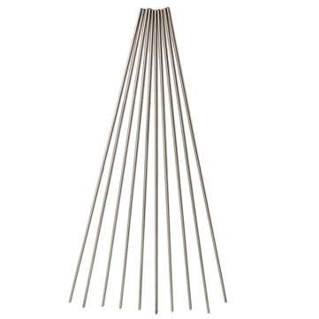 10pcs 2mmx250mm Titanium Round Bar Grade 5 Rod Tube