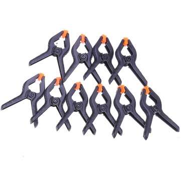 10Pcs 2inch Spring Clamps DIY Woodworking Tools Plastic Nylon Clamp Woodworking Spring Clip Photo St