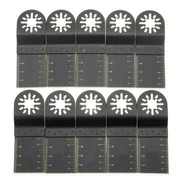 10pcs 34mm High Carbon Steel Saw Blade Oscillating Blade for Fein Multimaster Bosch Oscillating Mult