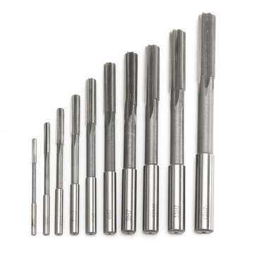 10pcs 3-12mm HSS Machine Reamer Set H7 Straight Shank Milling Chucking Reamer