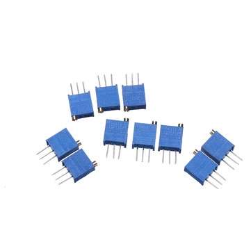 10pcs 3296W 50K ohm Trimpot Trimmer Potentiometer