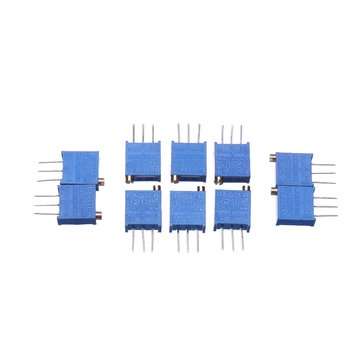 10pcs 3296W 50K ohm Trimpot Trimmer Potentiometer
