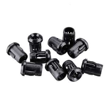 10pcs 3MM LED Holder Black Plastic Diode Lampshade Holder Clip Bezel Mount Light Case Cup Bezels Mou