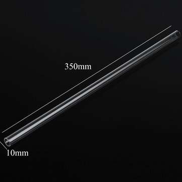 10pcs 350mm OD 10mm 1mm Thick Wall Borosilicate Glass Blowing Tube