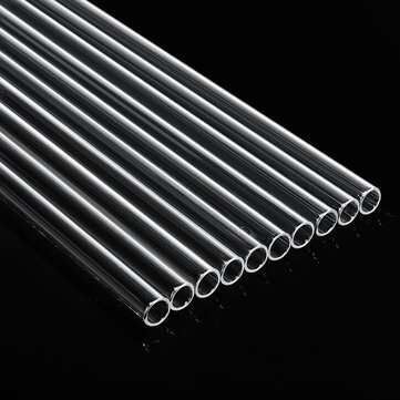 10pcs 350mm OD 10mm 1mm Thick Wall Borosilicate Glass Blowing Tube