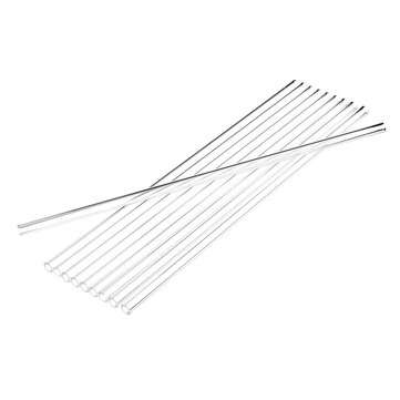 10pcs 350mm OD 7mm 1mm Thick Wall Borosilicate Glass Blowing Tube