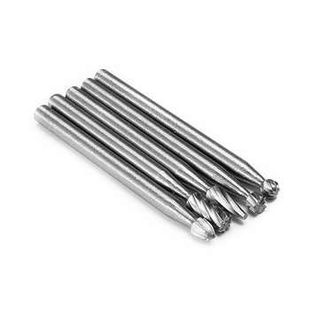 10pcs 3mm Shank HSS Router Bit Rotary Burr File Set Milling Drill Cutter for Woodworking