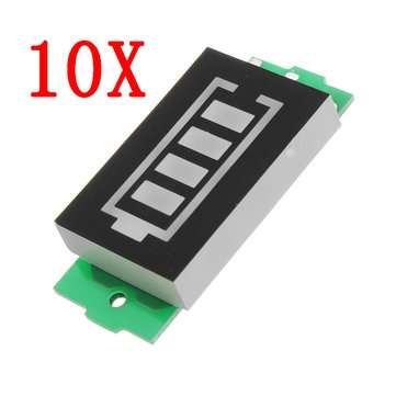 10pcs 3S Lithium Battery Pack Power Indicator Board Electric Vehicle Battery Power Indicator 12V Pow