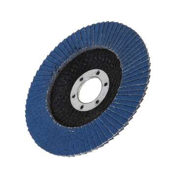 10Pcs 4 Inch Sanding Flap Discs Frosted Sheet Blue Sand 100 Type Louvre Polishing Wheel