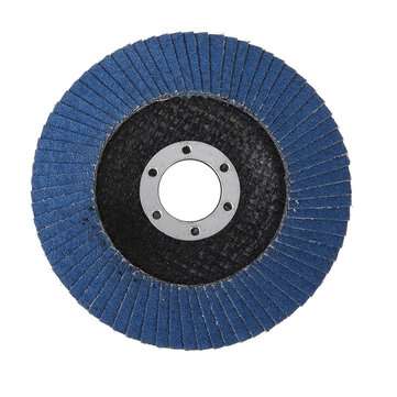 10Pcs 4 Inch Sanding Flap Discs Frosted Sheet Blue Sand 100 Type Louvre Polishing Wheel