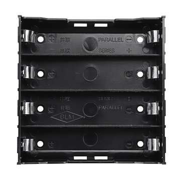 10pcs 4 Slots 18650 Battery Holder Plastic Case Storage Box for 4*3.7V 18650 Lithium Battery with 8P