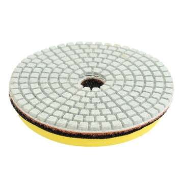 10pcs 4 Inch 50 to 3000 Grit Diamond Polishing Pads With Backer Pad