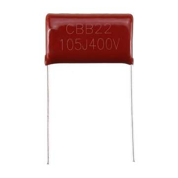10pcs 400V105 1UF Pitch 20MM 400V 105 1000NF CBB Polypropylene Film Capacitor CBB22 105J 400V