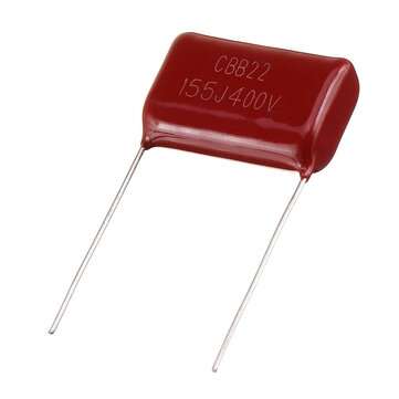 10pcs 400V155J 1.5UF Pitch 20MM 400V 155 1500nf CBB Polypropylene Film Capacitor
