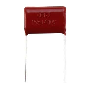 10pcs 400V155J 1.5UF Pitch 20MM 400V 155 1500nf CBB Polypropylene Film Capacitor