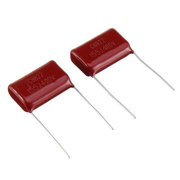 10pcs 400V155J 1.5UF Pitch 20MM 400V 155 1500nf CBB Polypropylene Film Capacitor