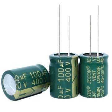 10pcs 400V 100uf Switching Power Supply High Frequency Low Resistance Inverter Aluminum Point Soluti