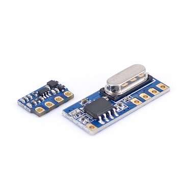 10pcs 433MHz Wireless Transceiver Kit Mini RF Transmitter Receiver Module + 20PCS Spring Antennas OP