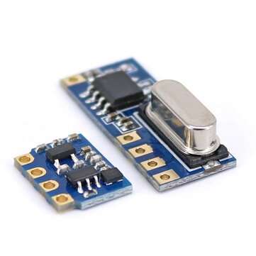 10pcs 433MHz Wireless Transceiver Kit Mini RF Transmitter Receiver Module + 20PCS Spring Antennas OP